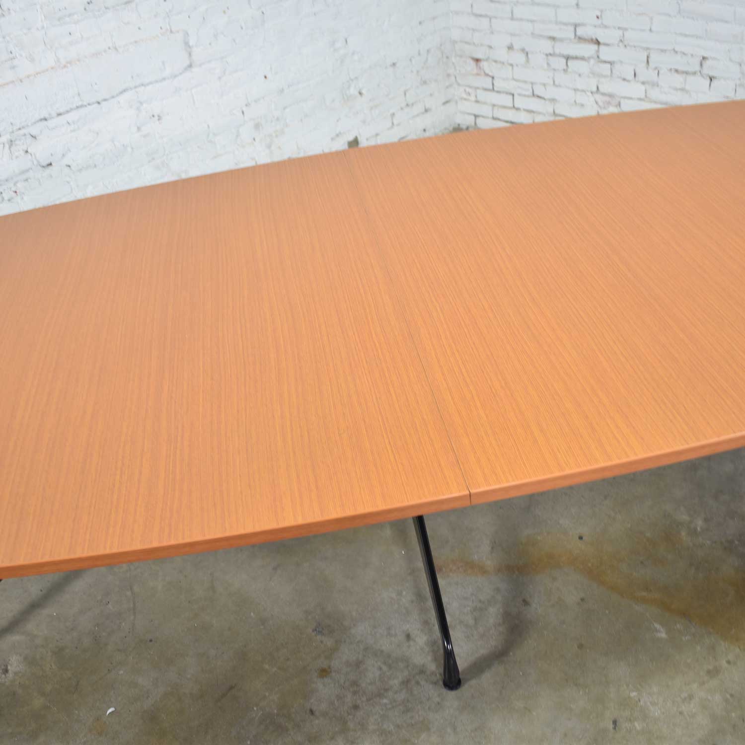 Extra Long 120 Inch Segmented Base Elliptical Table by Eames for Herman Miller