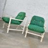 Pair of Landes PVC Outdoor Idyllwild Lounge Chairs w/ Green Mesh Upholstery by Jerry Johnson