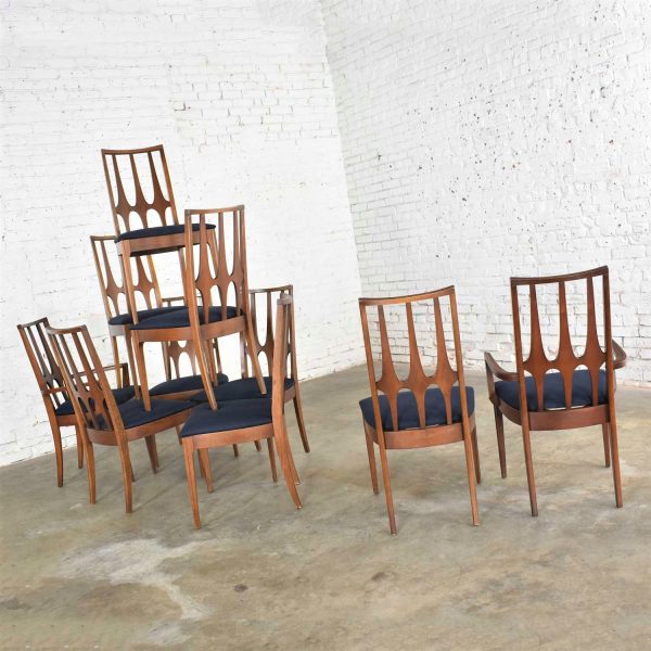 Brasilia Dining Chairs Original Vintage Set of 10 Mid Century Modern 1962-1970