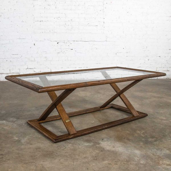 Vintage StavOak Coffee Table from Jack Daniels’ Barrel Staves by Jobie G. Redmond 1981