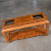 Chinoiserie Chow Leg Ming Style Sofa Console Table Attributed to Schnadig Intl. Furniture