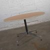 Eames Herman Miller Round Tables Universal Base Wood Grain Laminate Top