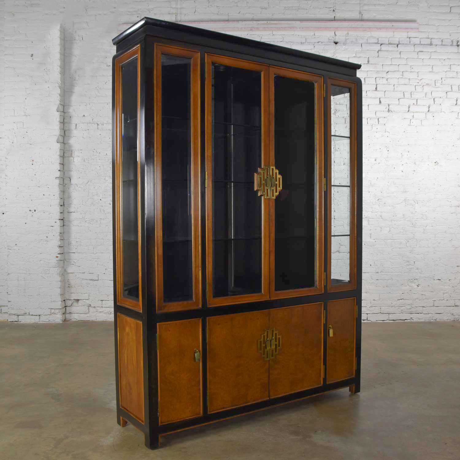 Large Chin Hua China Display Cabinet or Bookcase by Raymond K. Sobota for Century Furniture