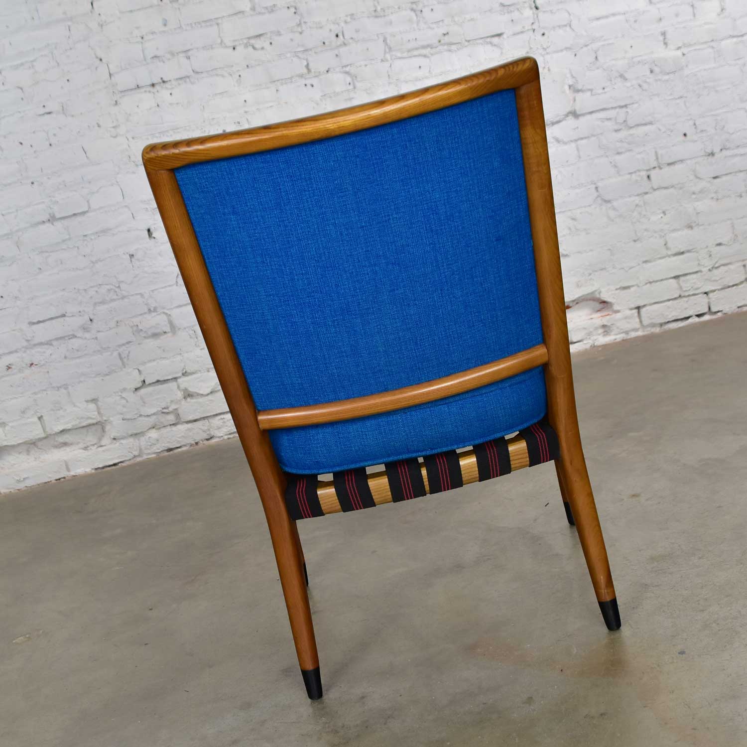 MCM Grand Haven Chair by Jack Van Der Molen for Jamestown in Blue Fabric