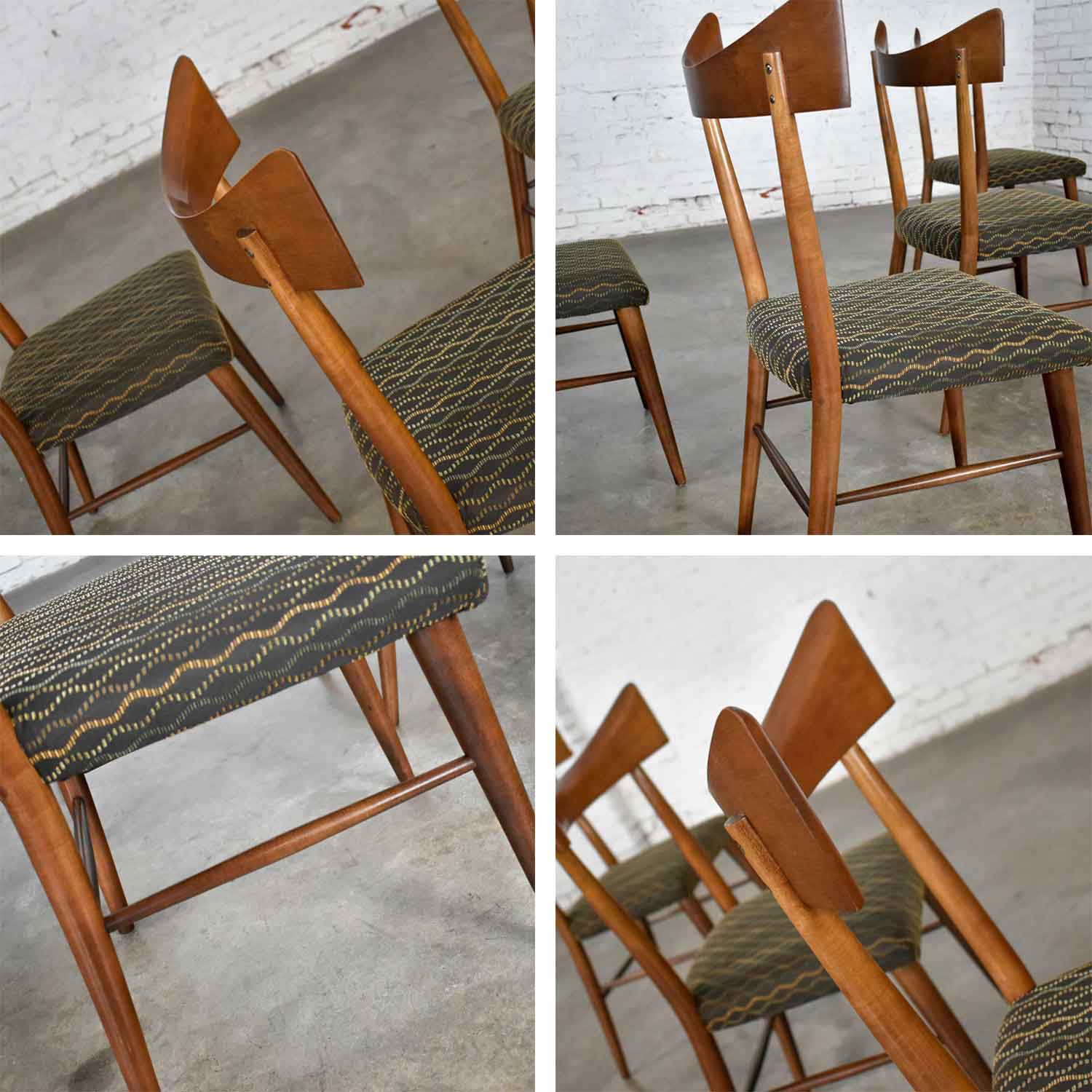 Mid-Century Modern Planner Group Dining Chairs by Paul McCobb for Winchendon Set of 5