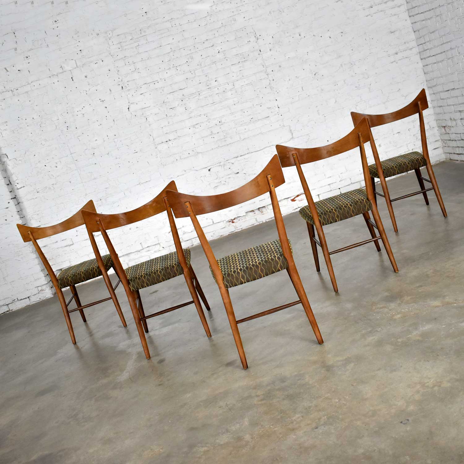 Mid-Century Modern Planner Group Dining Chairs by Paul McCobb for Winchendon Set of 5