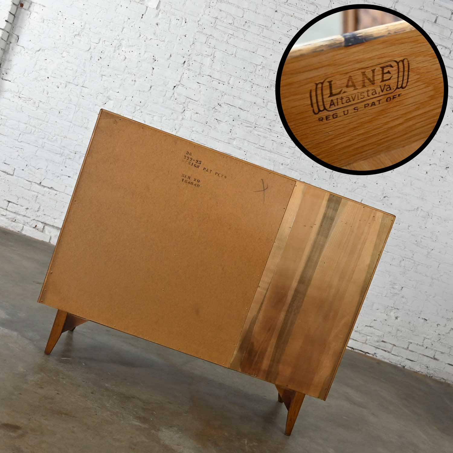 Mid-Century Modern Console Dresser or Chest of Drawers by Warren Church for Lane Perception