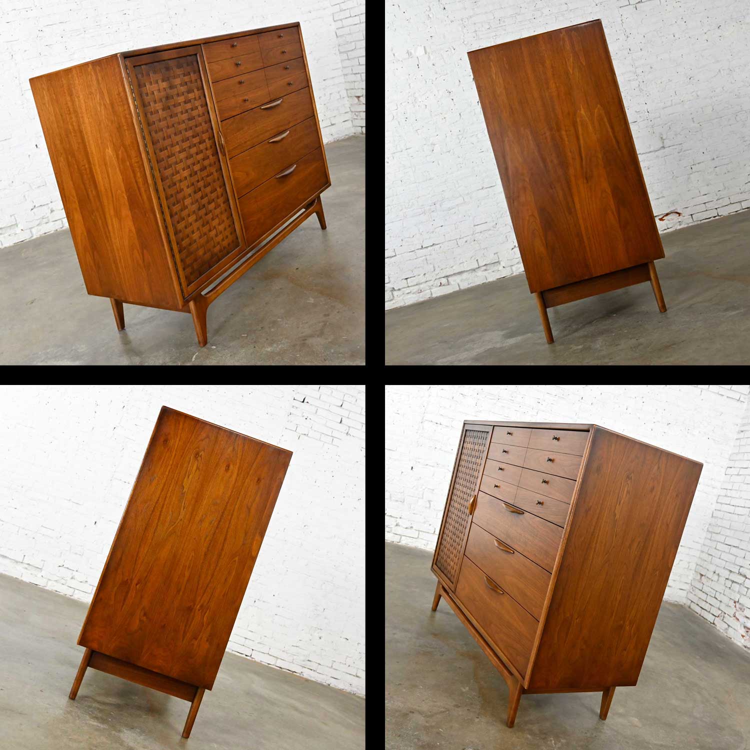Mid-Century Modern Console Dresser or Chest of Drawers by Warren Church for Lane Perception