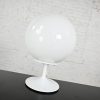 Stemlite Opaque White Glass Ball Shade Table Lamp by Bill Curry for Design Line