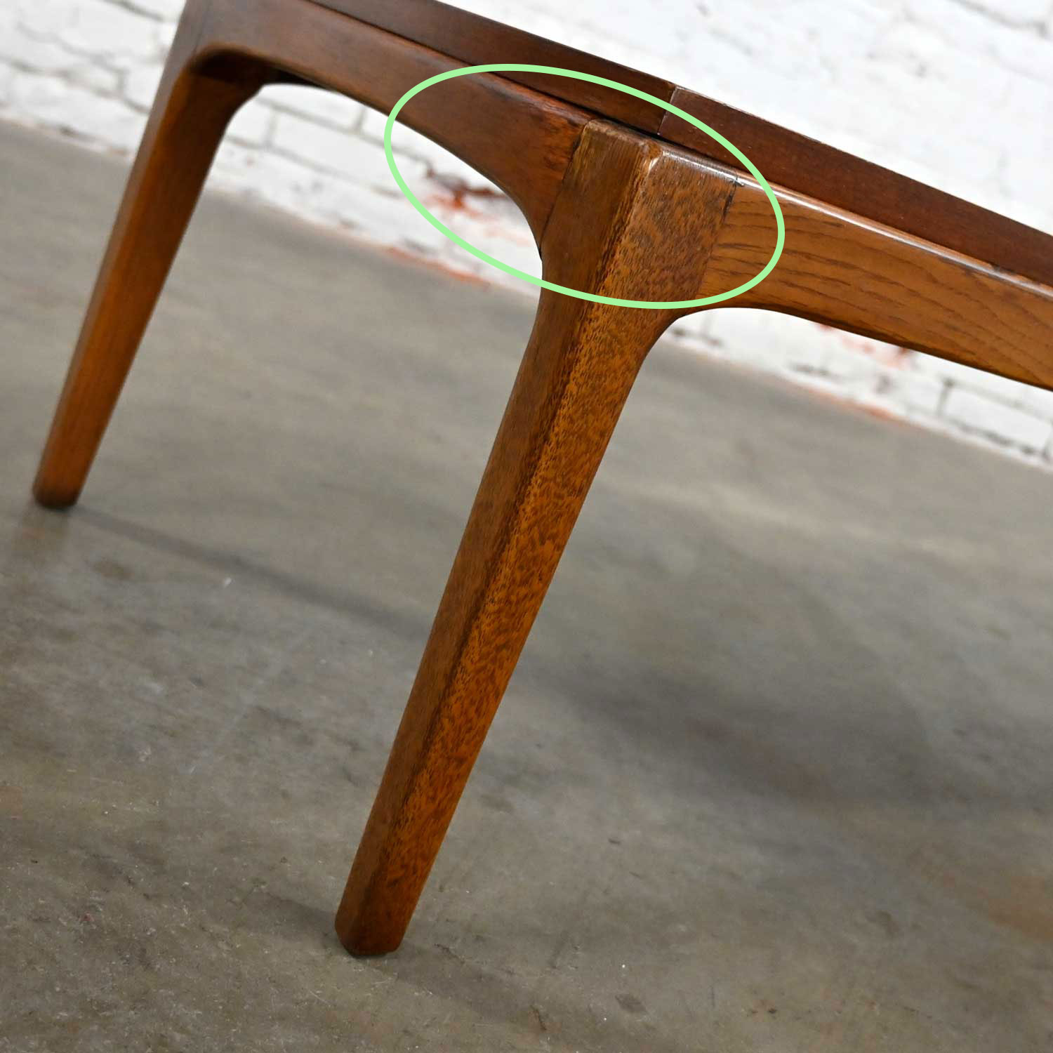 Mid-Century Modern Lane Rhythm Collection Long Narrow Rectangular Walnut Coffee Table