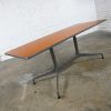 Vintage MCM Eames for Herman Miller Segmented Taupe Base Table with Rectangular Top