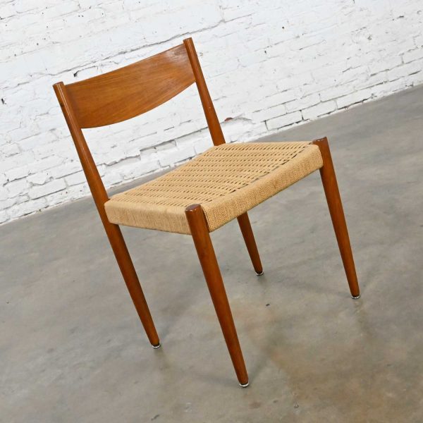 Vintage Scandinavian Modern Teak Side or Dining Chair Attributed to Poul Volther for Frem Rojle