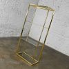 Vintage Modern Brass Plate & Glass Etagere Style of DIA Design Institute of America