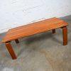 Vintage Scandinavian Modern Solid Teak Rectangular Coffee Table Style of Westnofa Norway