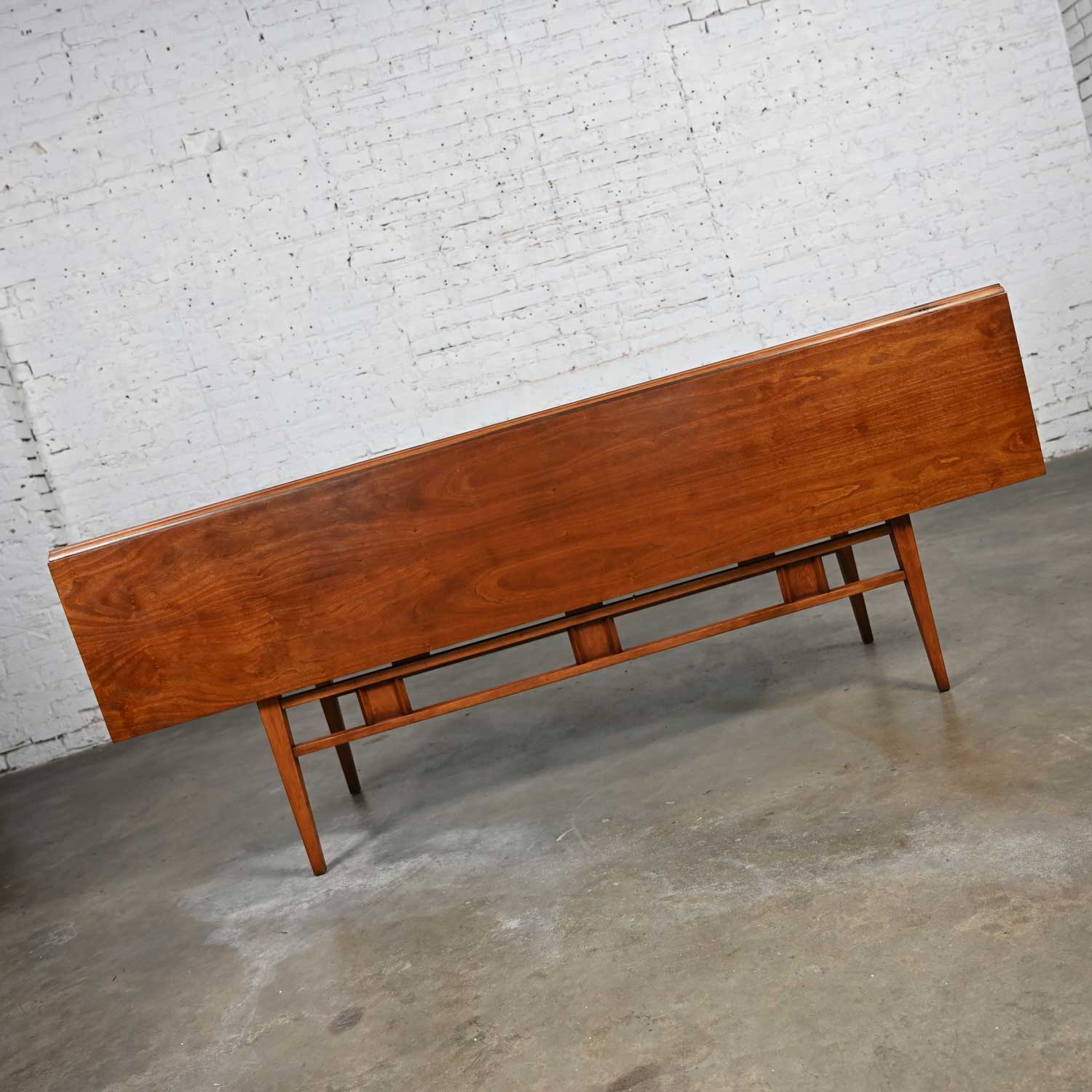 Vintage Mid-Century Modern Maple Drop Leaf Dining Table Attributed to Statesville Chair Company