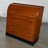 Mid-20th Century Scandinavian Modern Teak Roll Top Desk or Dresser