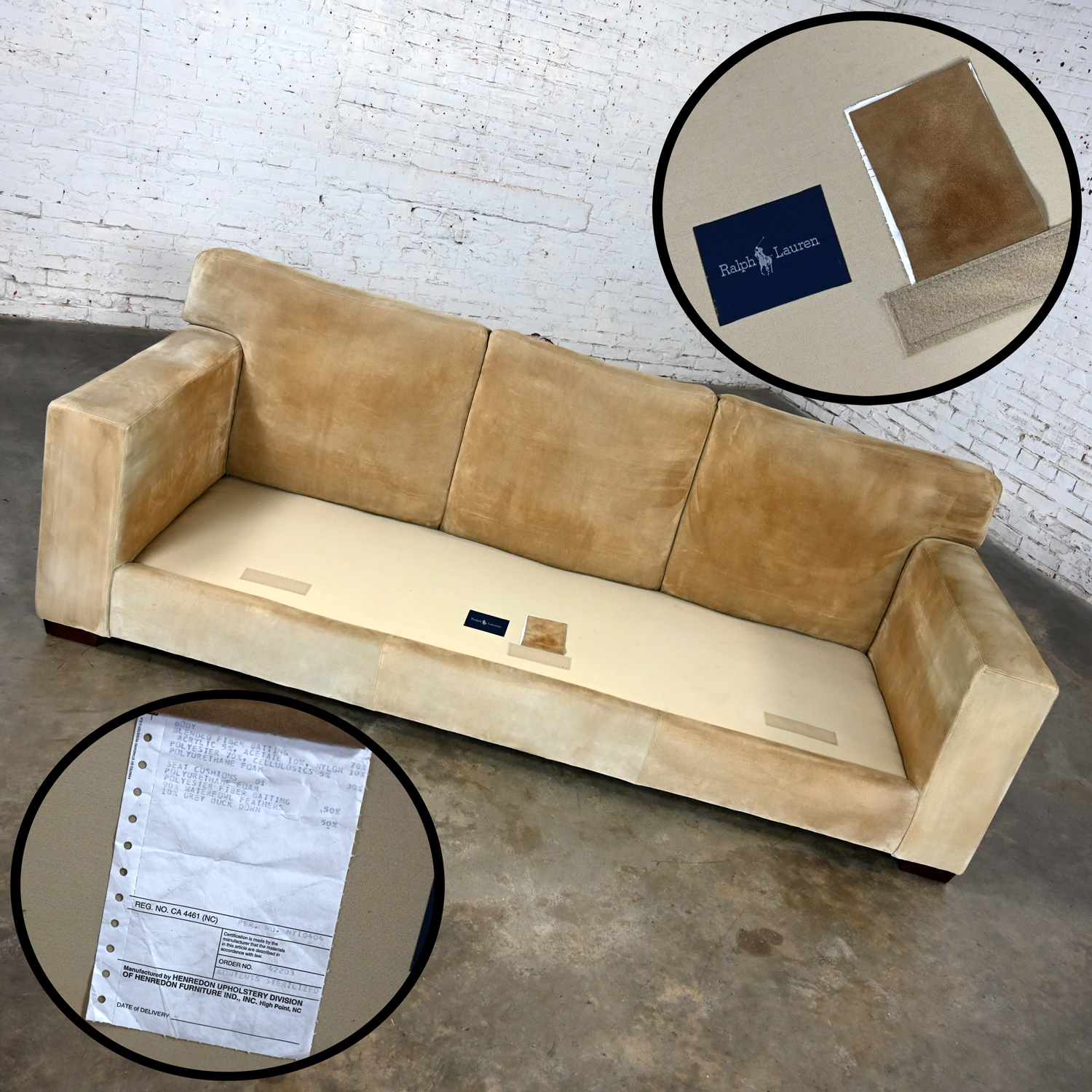 Late 20th Century Lawson Style Sofa By