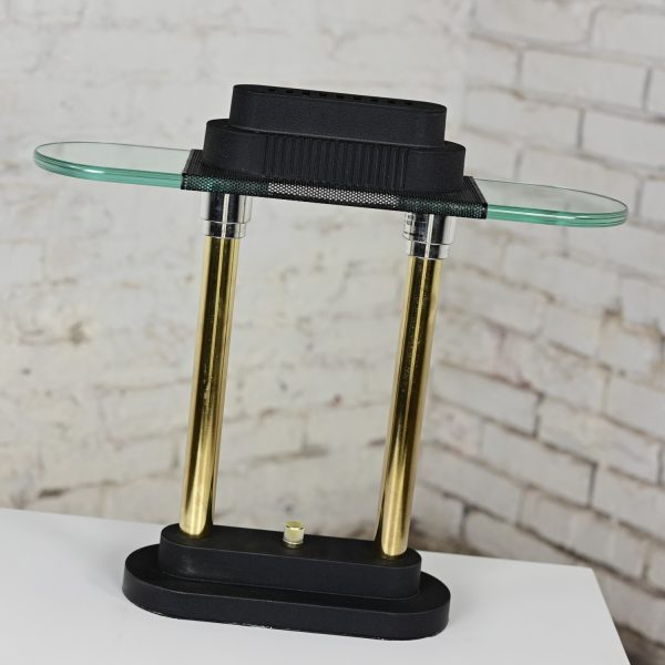 Late 20th Century Postmodern Halogen Table Lamp Style of Robert Sonneman for George Kovacs