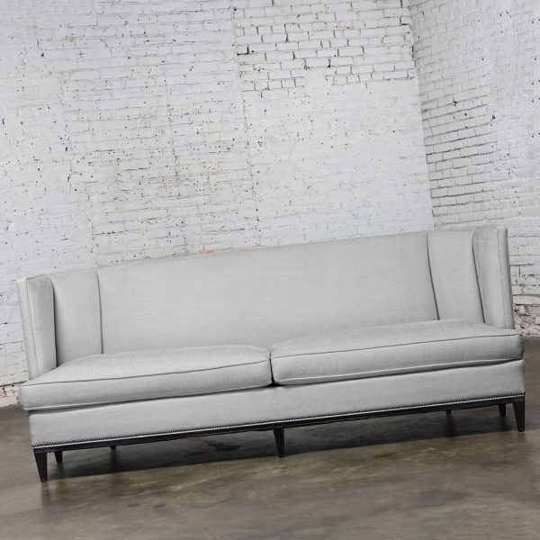 Early 21st Century Modern Modified Tuxedo Style Malbec Sofa by Hickory Chair Furniture