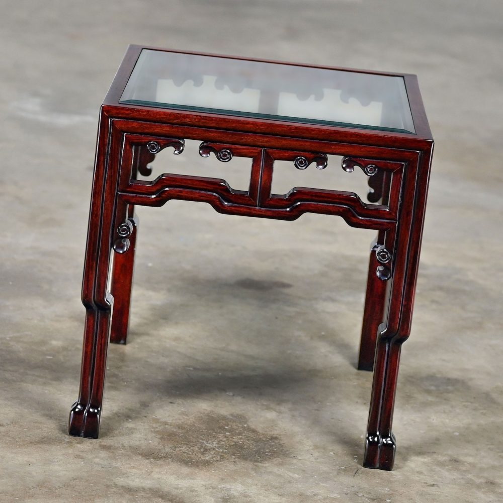 NOTE: If you love this incredible Ming style rosewood side or end table we have a matching coffee table for sale here in a separate listing, check it out.