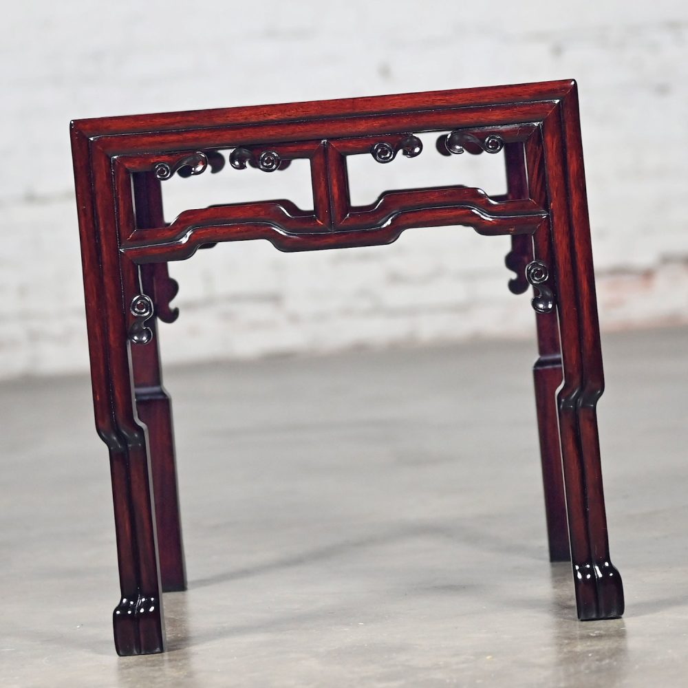 NOTE: If you love this incredible Ming style rosewood side or end table we have a matching coffee table for sale here in a separate listing, check it out.