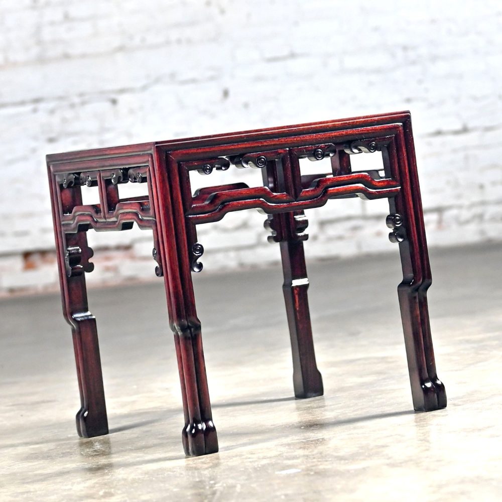 NOTE: If you love this incredible Ming style rosewood side or end table we have a matching coffee table for sale here in a separate listing, check it out.