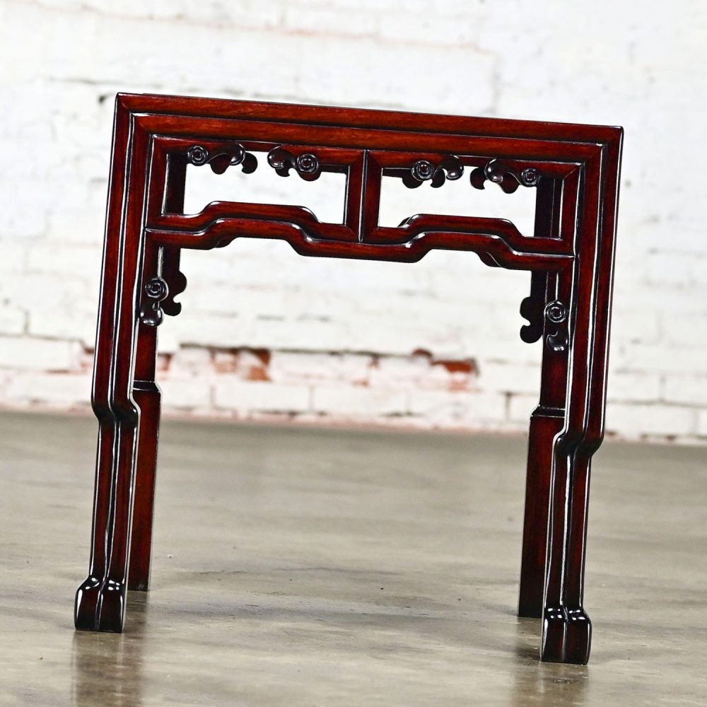 NOTE: If you love this incredible Ming style rosewood side or end table we have a matching coffee table for sale here in a separate listing, check it out.