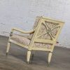 1980’s Neoclassic Large Scale Armchair w/Distressed Finish by Bernhardt from Vargas Fine Furniture