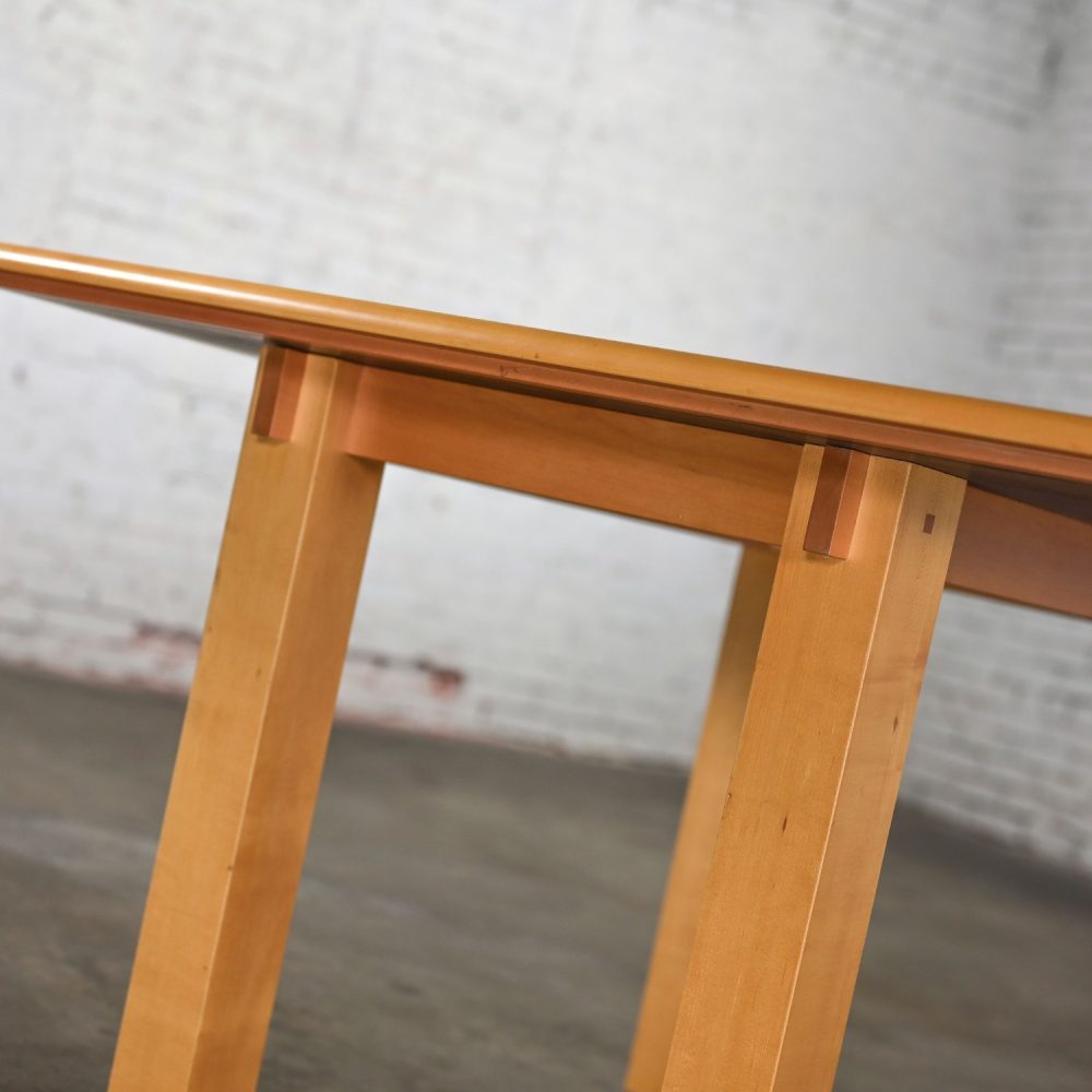 Late 20th Century Modern to Postmodern Dining Table by Michael Graves for Craftwood a Division of Sonnenberg Ind. Ltd.