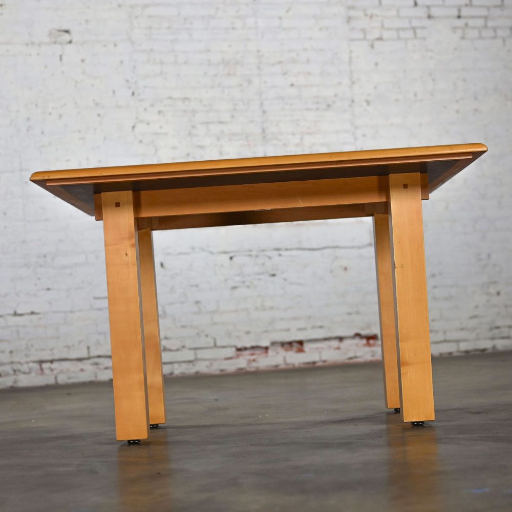 Late 20th Century Modern to Postmodern Dining Table by Michael Graves for Craftwood a Division of Sonnenberg Ind. Ltd.