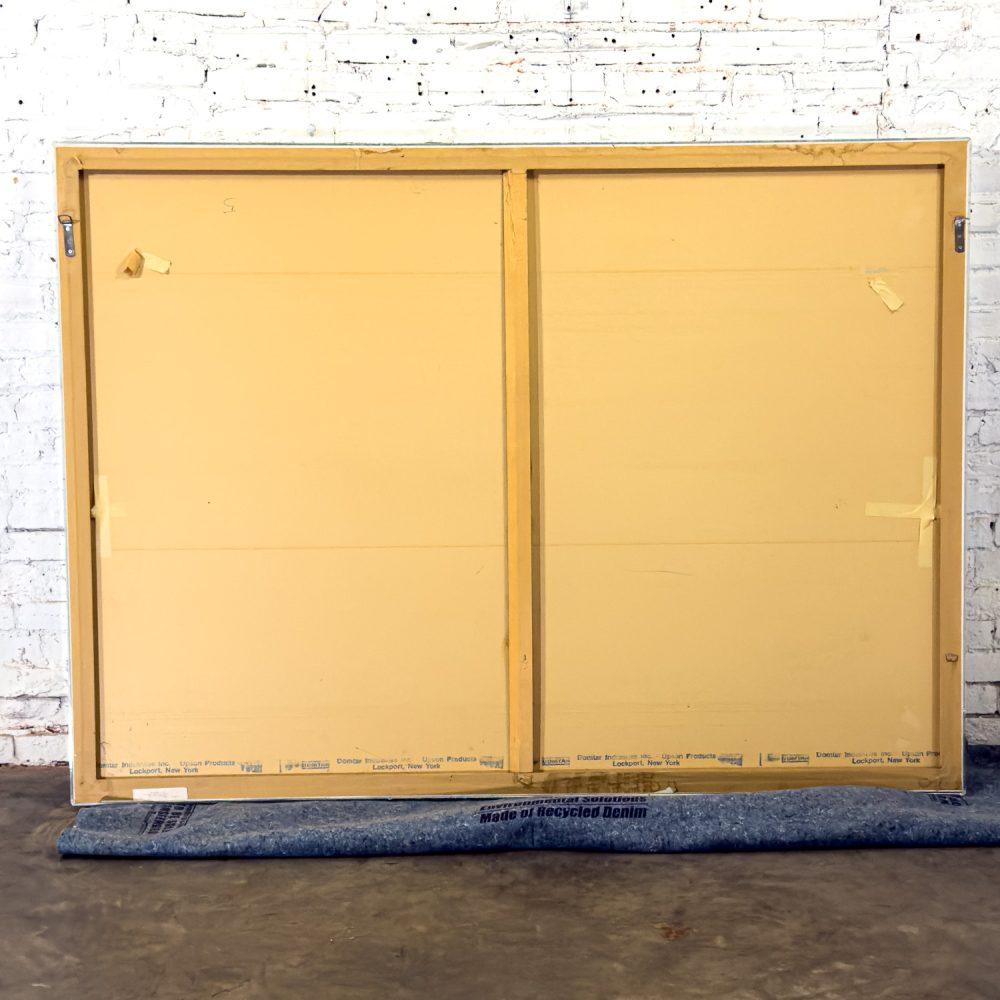 Late 20th Century Contemporary Abstract Mixed Media Large Scale 2D Diptych Paper Art by C. Robert Boreman