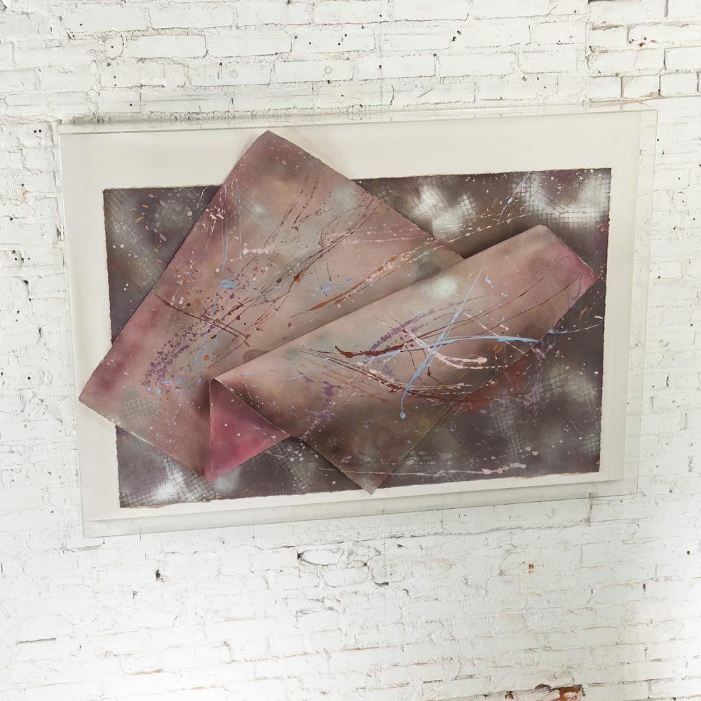 Late 20th Century Postmodern Contemporary Abstract Mixed Media Large Scale 3D Collage by Martha Holden