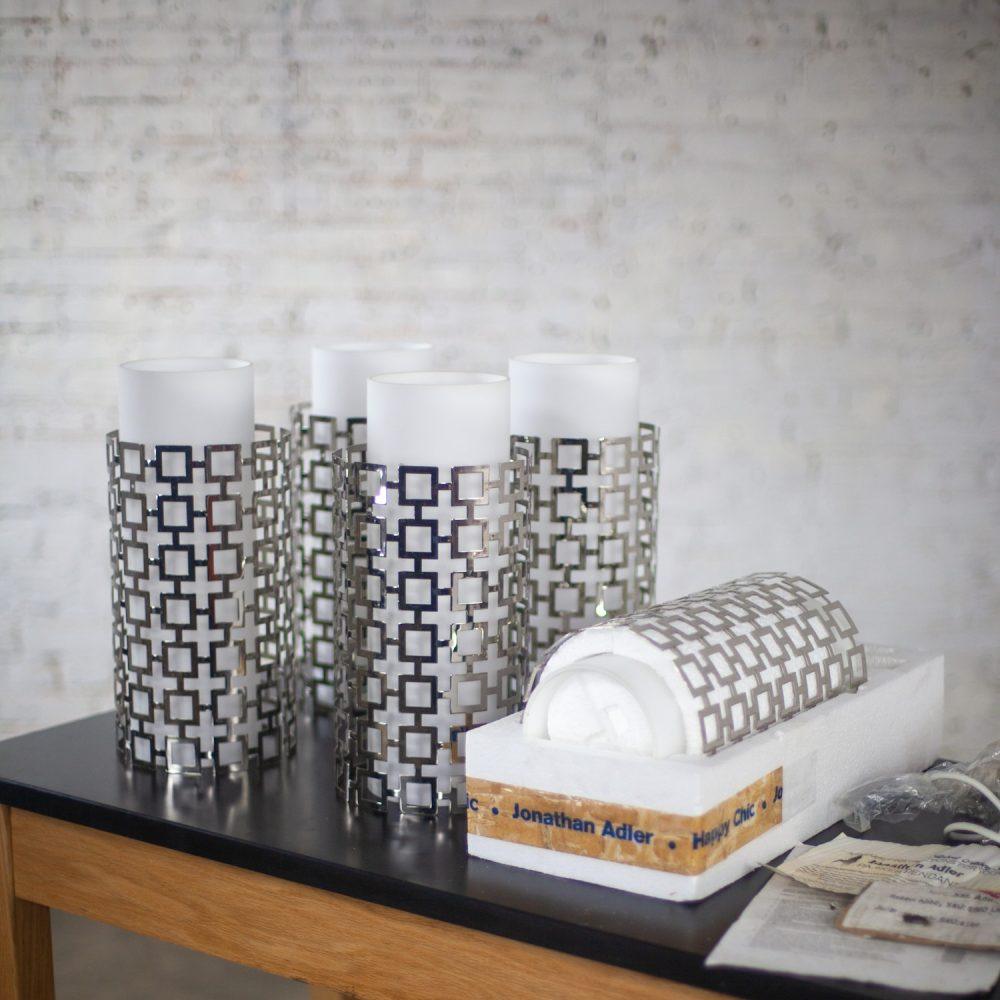 Late 20th to Early 21st Century Contemporary Parker Pendant Light by Jonathan Adler for Robert Abbey Lighting Inc.