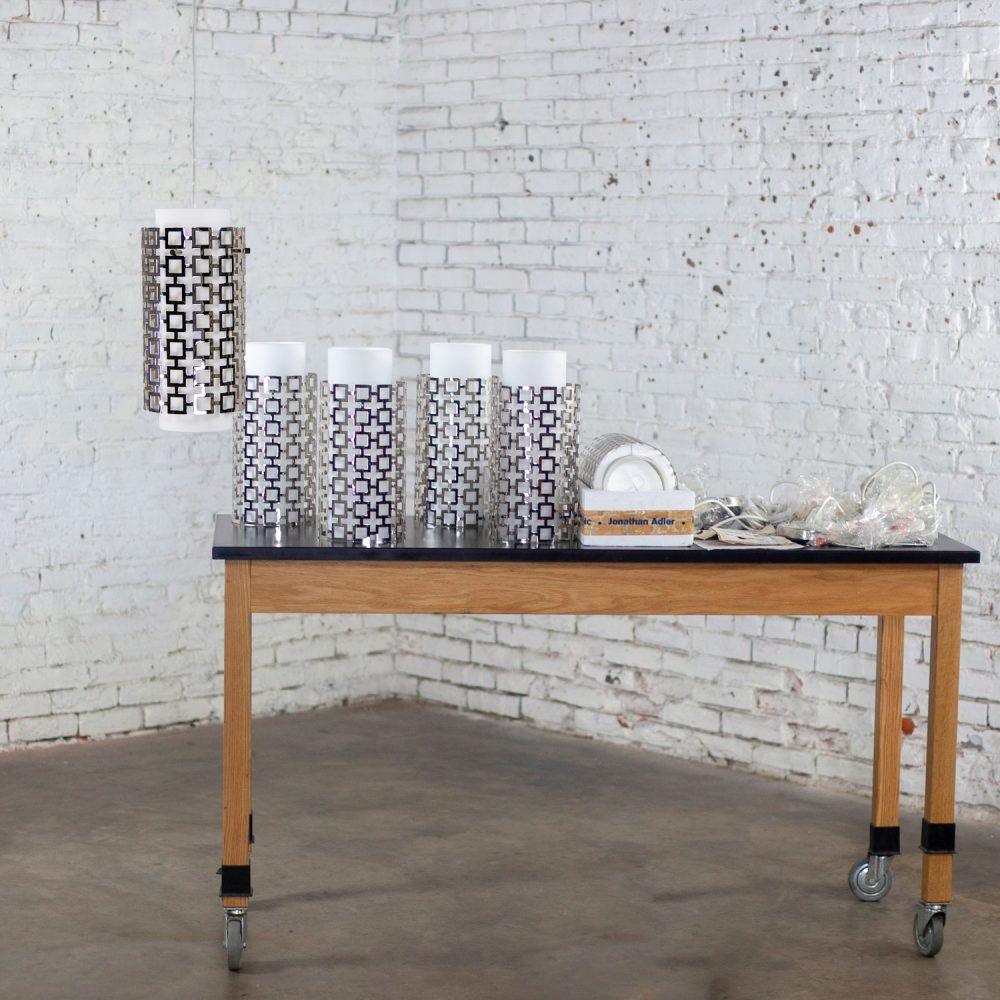 Late 20th to Early 21st Century Contemporary Parker Pendant Light by Jonathan Adler for Robert Abbey Lighting Inc.