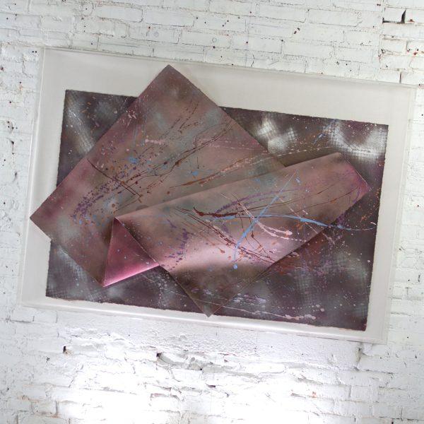 Late 20th Century Postmodern Contemporary Abstract Mixed Media Large Scale 3D Collage by Martha Holden