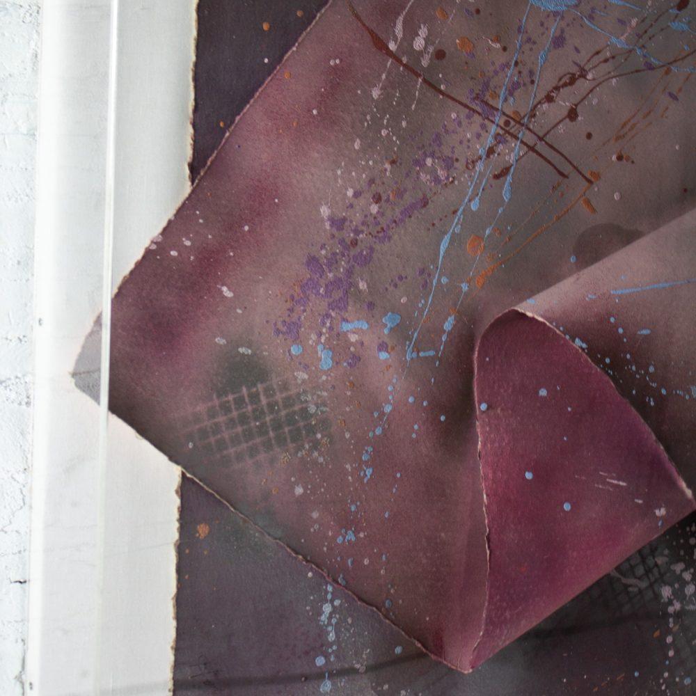 Late 20th Century Postmodern Contemporary Abstract Mixed Media Large Scale 3D Collage by Martha Holden