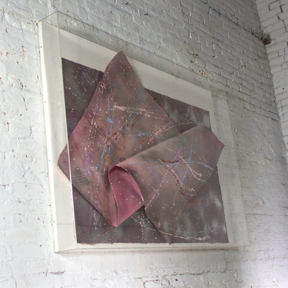 Late 20th Century Postmodern Contemporary Abstract Mixed Media Large Scale 3D Collage by Martha Holden