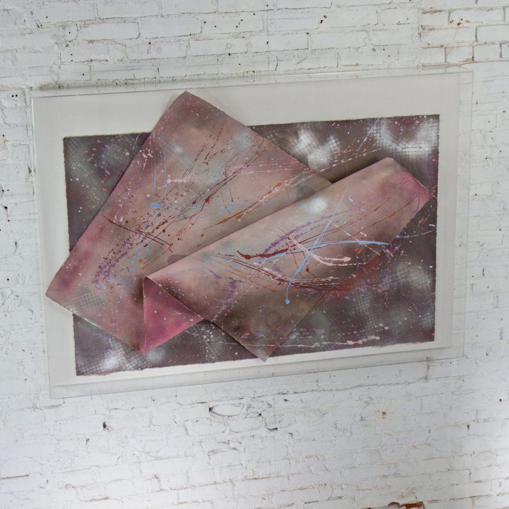 Late 20th Century Postmodern Contemporary Abstract Mixed Media Large Scale 3D Collage by Martha Holden