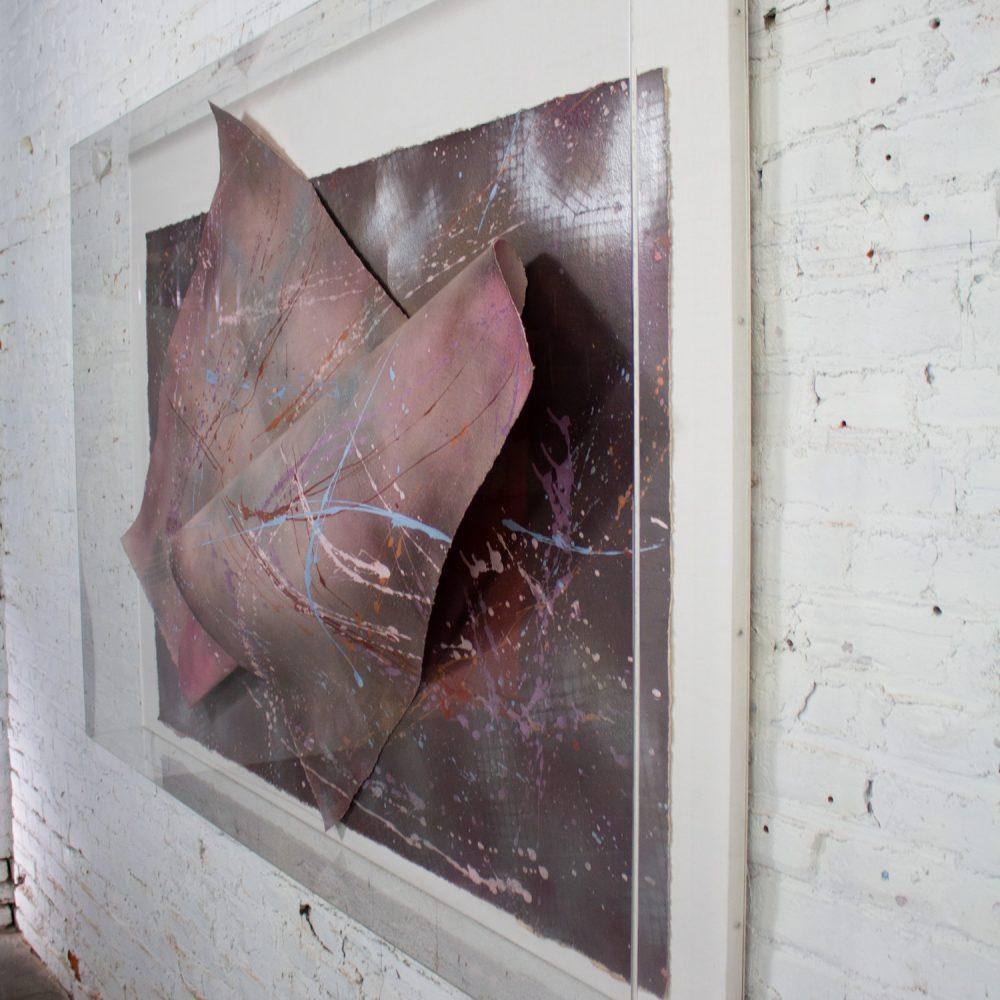 Late 20th Century Postmodern Contemporary Abstract Mixed Media Large Scale 3D Collage by Martha Holden
