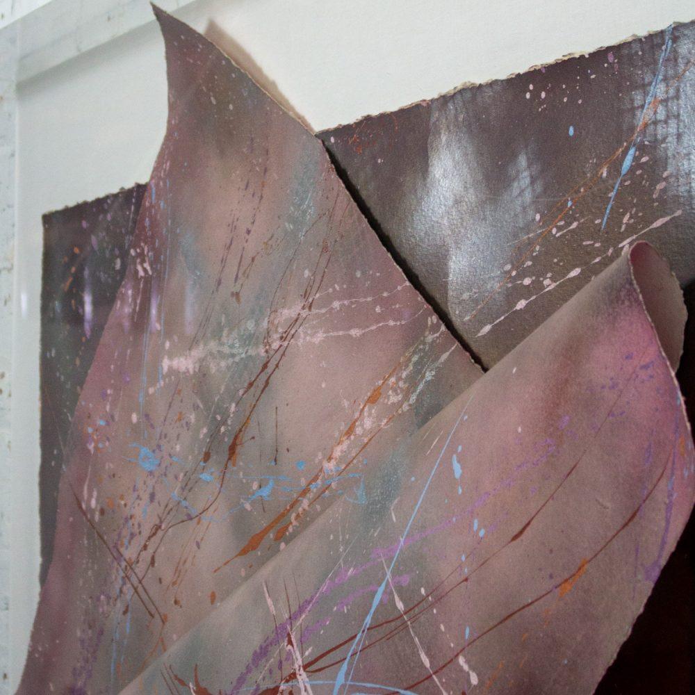 Late 20th Century Postmodern Contemporary Abstract Mixed Media Large Scale 3D Collage by Martha Holden