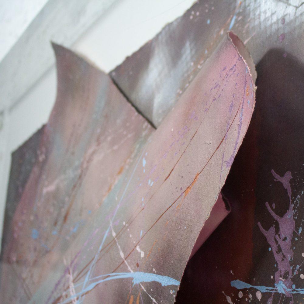 Late 20th Century Postmodern Contemporary Abstract Mixed Media Large Scale 3D Collage by Martha Holden