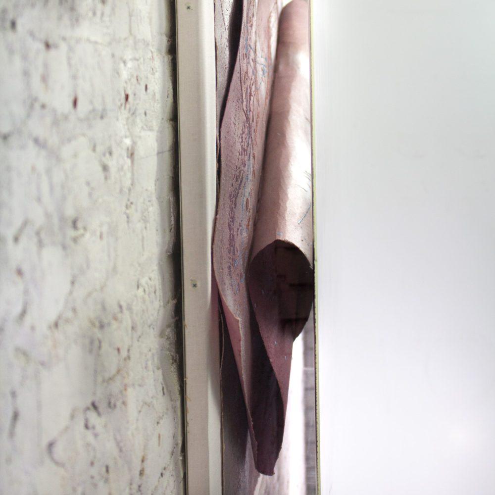 Late 20th Century Postmodern Contemporary Abstract Mixed Media Large Scale 3D Collage by Martha Holden