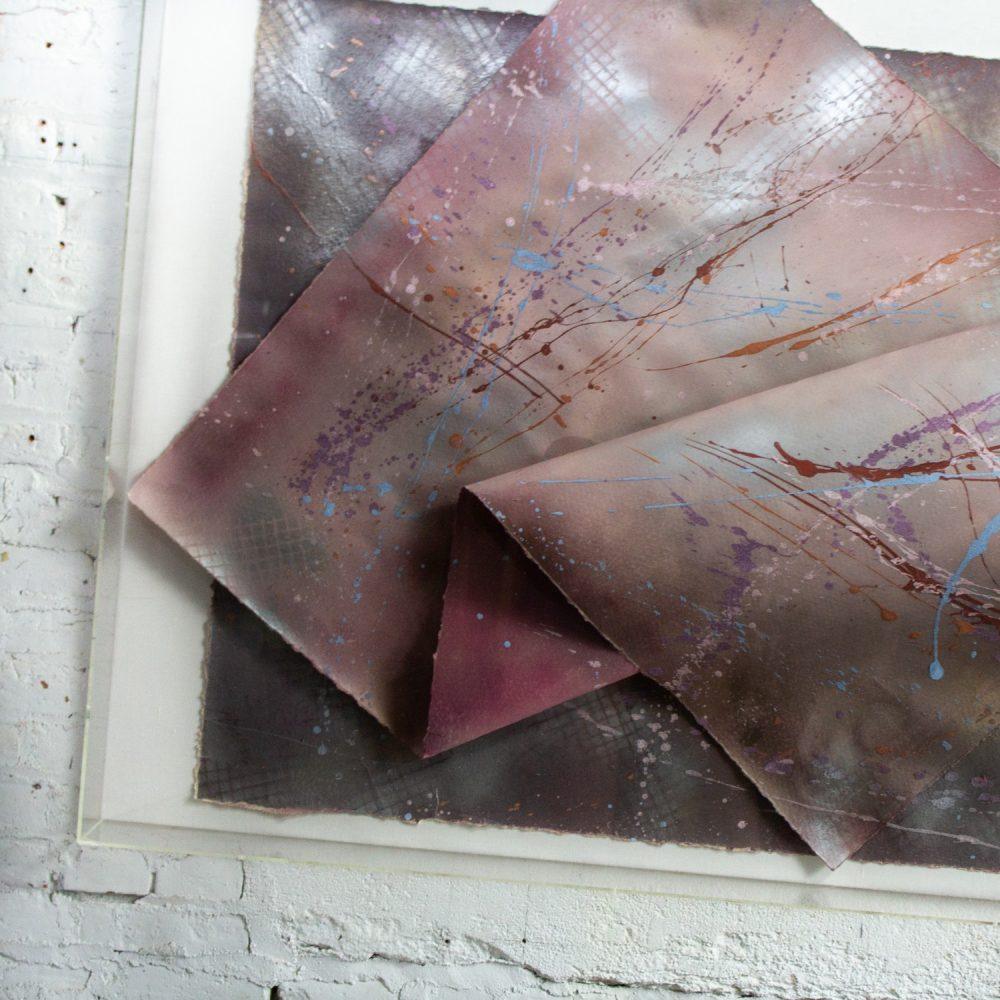 Late 20th Century Postmodern Contemporary Abstract Mixed Media Large Scale 3D Collage by Martha Holden