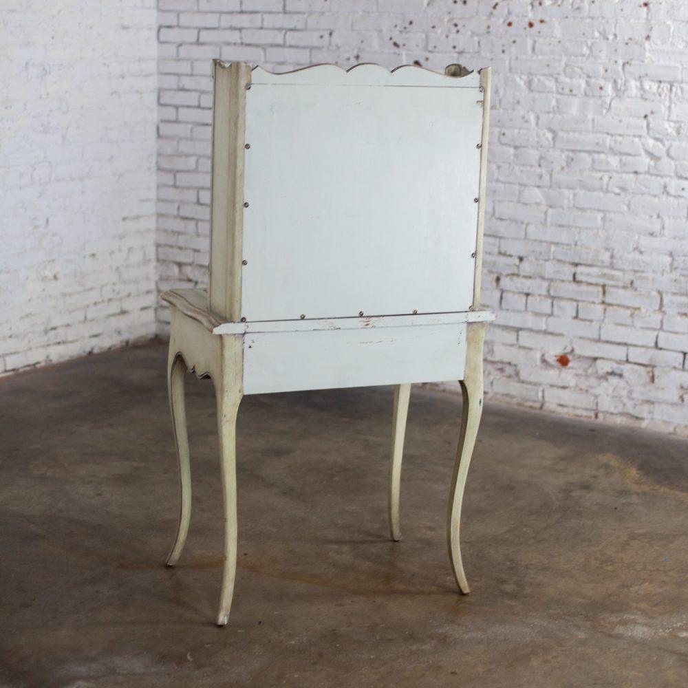 Mid-20th Century French Provencial Vanity Secretary or Ladies Desk w/Distressed Antiqued Finish