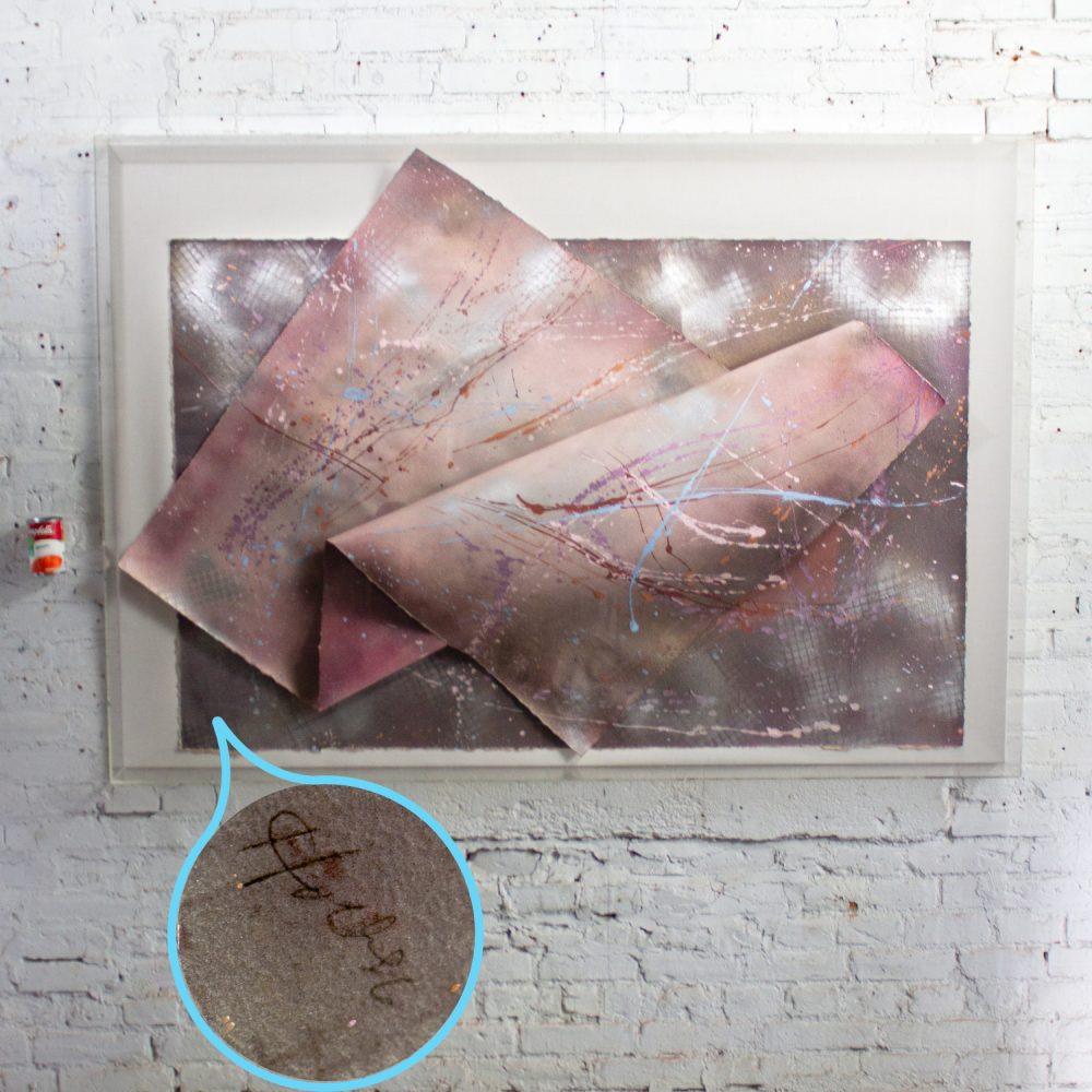 Late 20th Century Postmodern Contemporary Abstract Mixed Media Large Scale 3D Collage by Martha Holden