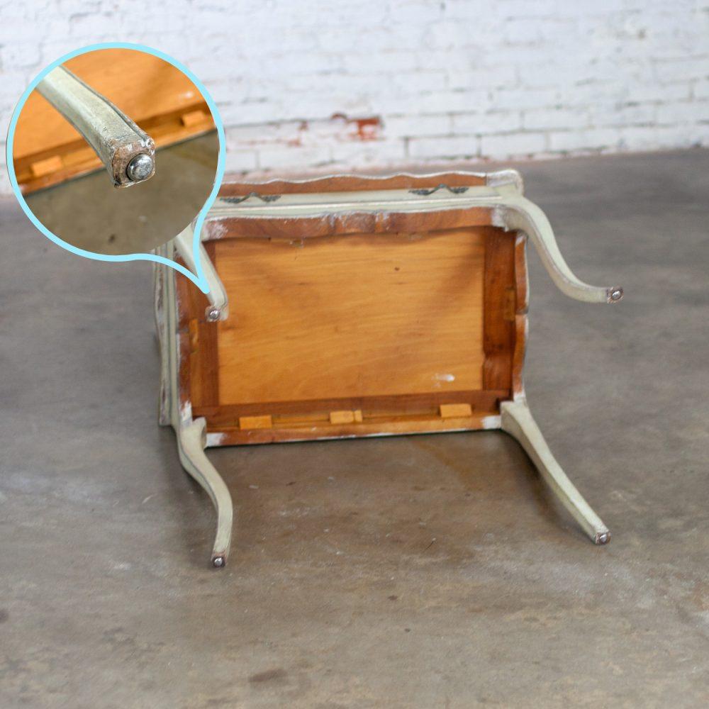 Mid-20th Century French Provencial Vanity Secretary or Ladies Desk w/Distressed Antiqued Finish