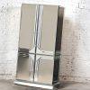 Late 20th Century Postmodern to Art Deco Revival Mirrored Entertainment Cabinet Style of Ello