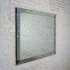 1930-1950’s Art Deco Hollywood Regency Etched Venetian Glass Rectangular Wall Mirror