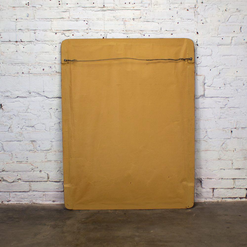 19th-20th Century Chinese Ming Dynasty Emperor Yellow Imperial Robe Hand Painted on Silk w/Black Wood Frame