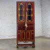 Late 19th to Early 20th Century Chinese Hand Carved & Gilded 3 Part Stacking Display or China Cabinet